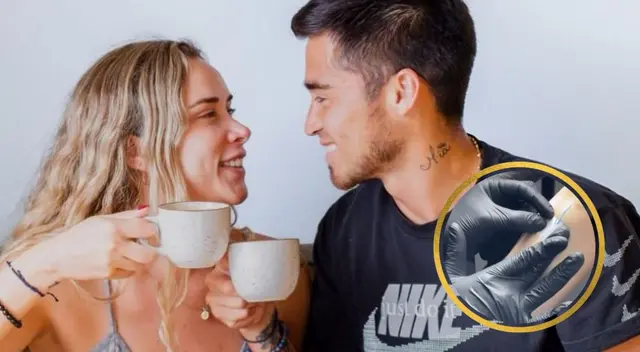 Ale Venturo se hace nuevo tatuaje en compañía de Rodrigo Cuba. Ale Venturo se hace nuevo tatuaje en compañía de Rodrigo Cuba.