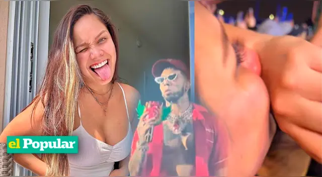 Andrea San Martín llora en concierto de Anuel AA.