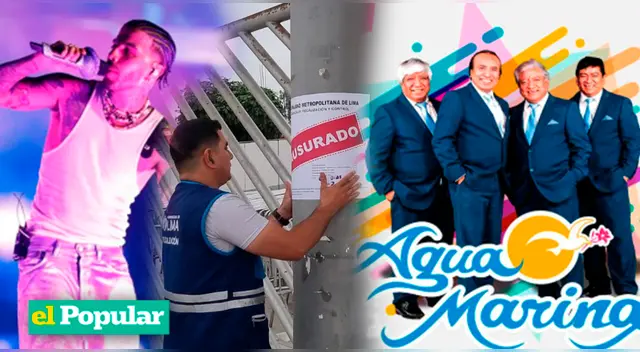 Conciertos se verían afectados por clausura del estadio San Marcos.