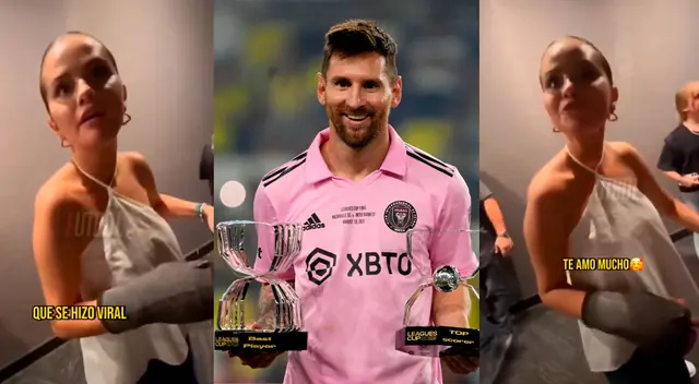 La artista Selena Gómez indicó que ama mucho a Lionel Messi.