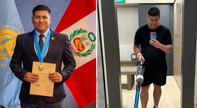 El hombre sorprendió a más de uno con su presente en EE. UU.