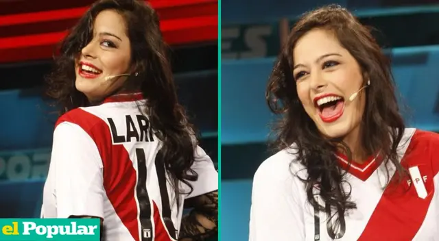 Larissa Riquelme no olvida a nuestro país. Larissa Riquelme no olvida a nuestro país.