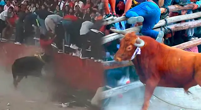 6 heridos en corrida de toros en Ayacucho.