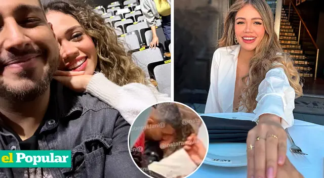 Mayra Goñi y Ricardo Mendoza son fotografiados besándose por segunda vez.