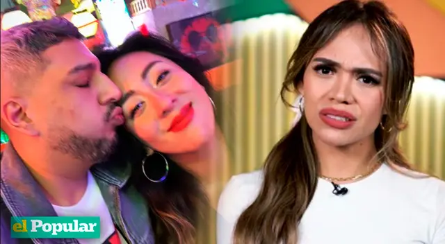 Ricardo Mendoza se muestra cariñoso con Cathy Sáenz.