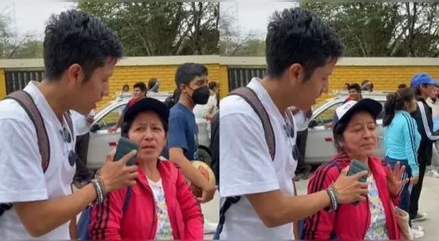 Madre acompaña a su hijo a dar examen de admisión de la UNPRG y sorprende con comentarios. Madre acompaña a su hijo a dar examen de admisión de la UNPRG y sorprende con comentarios.