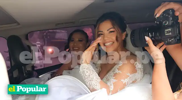 Estrella Torres se casa con Kevin Salas con hermoso vestido de novia.