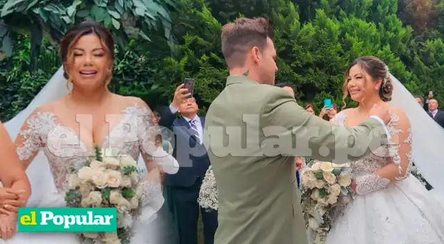 Estrella Torres llora de emoción antes de casarse con Kevin Salas.