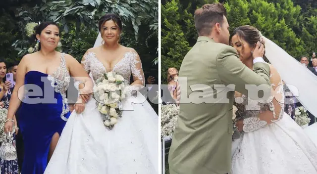 Estrella Torres se dirige rumbo al altar. Estrella Torres se dirige rumbo al altar.