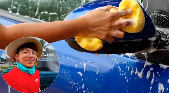 Un joven hispano gana más de 77 mil dólares lavando carros y sin ir a la universidad. Un joven hispano gana más de 77 mil dólares lavando carros y sin ir a la universidad.