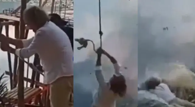 Viceministra de Turismo cae a laguna de Oxapampa