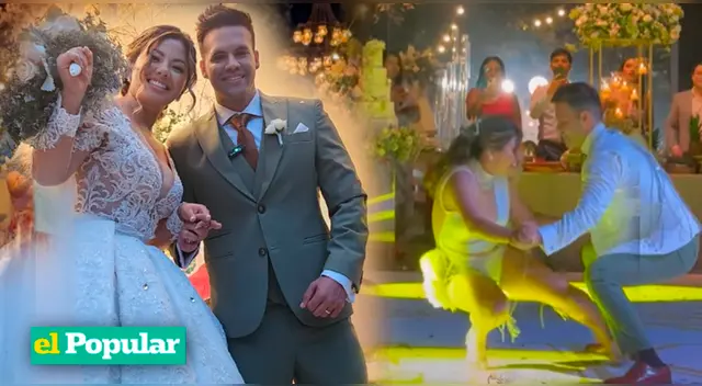 Estrella Torres y Kevin Salas bailaron como en El Gran Show en su boda.