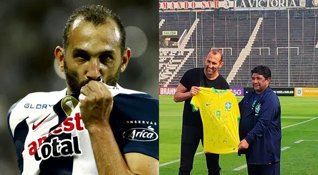 Hernán Barcos tuvo gran homenaje por parte de Brasil. Hernán Barcos tuvo gran homenaje por parte de Brasil.