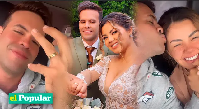Kevin Salas se muestra orgulloso por casarse con Estrella Torres.