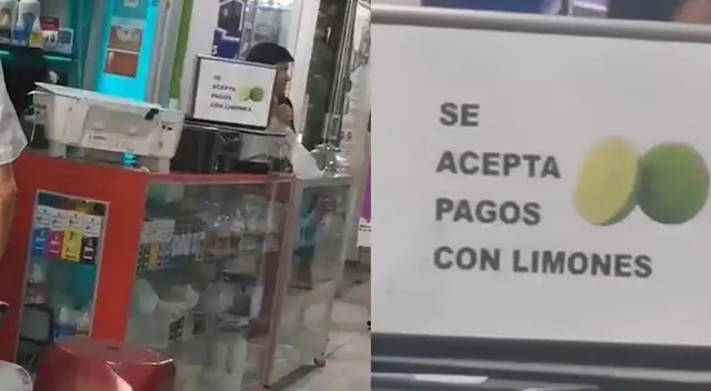 Negocio peruano acepta limones como medio de pago y causa revuelo en TikTok.