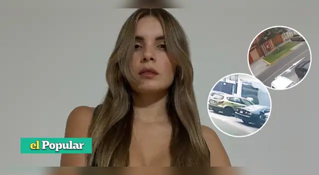 Fiorella Retiz lanza imágenes de cámaras de seguridad para confirmar persecusión.