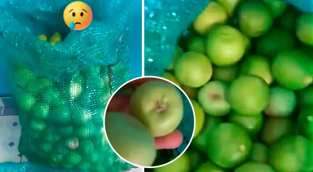 El cevichero de Villa El Salvador denunció haber sido estafado tras comprar un saco de limón: se lo combinaron con manzana.