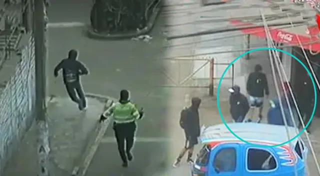 Delincuente que intentó huir tras robo a ferretería fue disparado por la PNP en SJL.