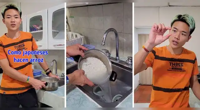 Joven japonés compara cómo preparan el arroz en Perú y en su país: "Aquí lo hacen seco"