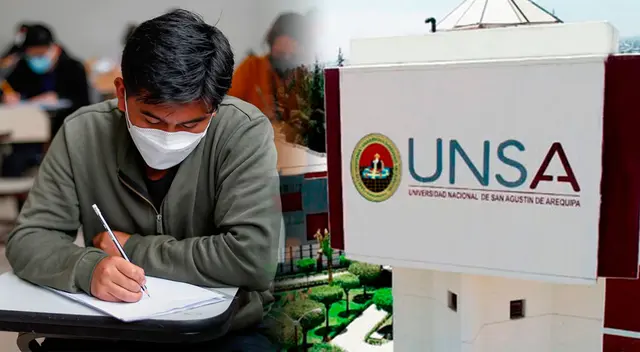 Estudiantes pusieron todo su esfuerzo por alcanzar un cupo en las carreras que ofrece la UNSA.