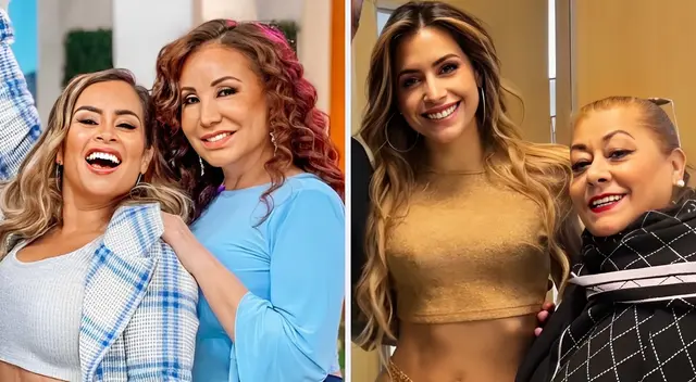 Ethel Pozo y Janet Barboza se fueron con todo.