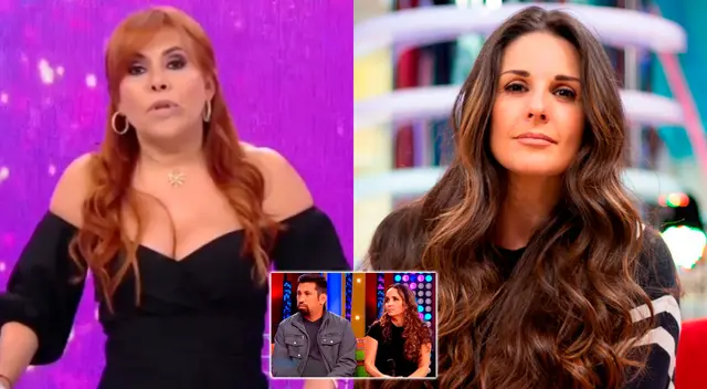 Magaly Medina cuadró a Rebeca Escribens por defender que Aldo Miyashiro y  Érika Villalobos se hayan reconciliado.