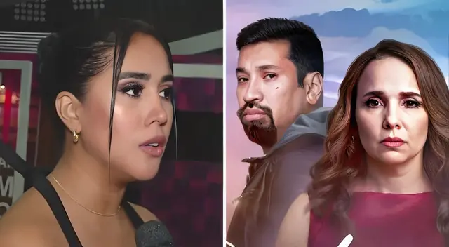 Melissa Paredes responde sobre sus colegas.