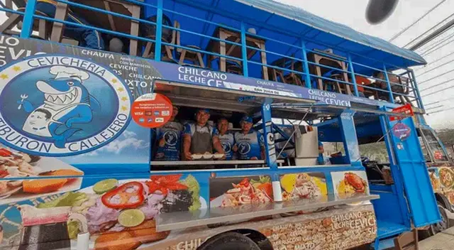 Jorge Valerio y 'El tiburón callejero' la rompen en SJL con su cúster cevichera.
