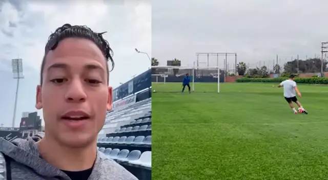 Cristian Benavente sorprendió con tremendo remate en Alianza Lima.