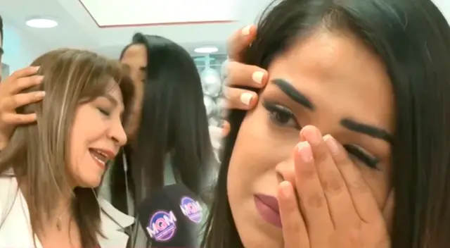 Onelia Molina lloró en la inauguración de su clínica dental.