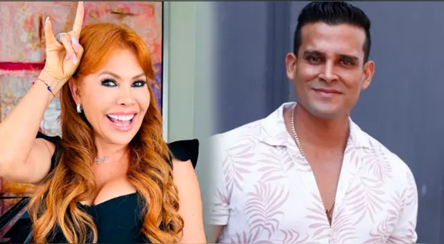 Magaly Medina chanca a Christian Domínguez tras explicación.