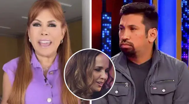 Magaly Medina lapida a Aldo Miyashiro tras ver a Érika Villalobos cantando “Perdóname”.