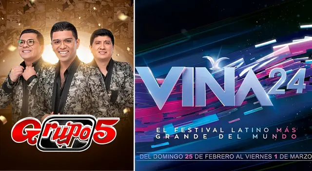 Los seguidores de Grupo 5 ya quieren verlos en la Quinta Vergara.