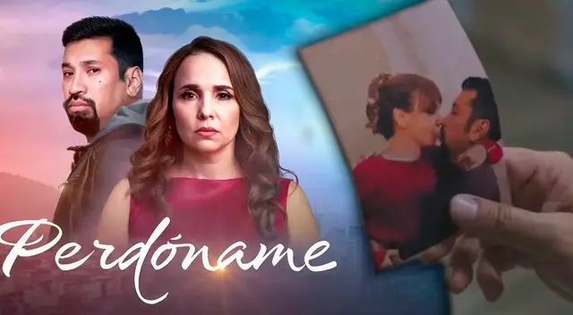 El 'beso' de Aldo Miyashiro y Érika Villalobos en 'Pérdoname'.