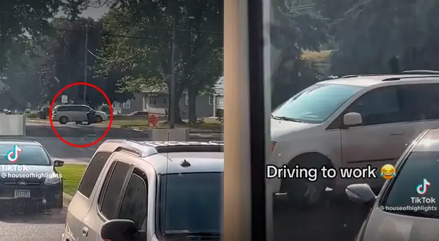 Un hombre se volvió viral al usar auto viviendo a metros de su trabajo. Un hombre se volvió viral al usar auto viviendo a metros de su trabajo.