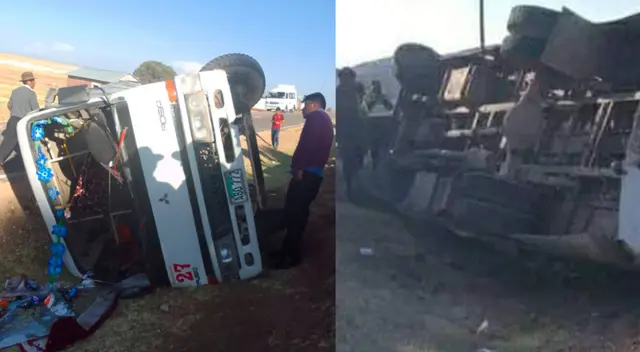 Accidente de tránsito ocurrió a la altura del kilómetro 2 de la vía Pusi-Capachica. Accidente de tránsito ocurrió a la altura del kilómetro 2 de la vía Pusi-Capachica.