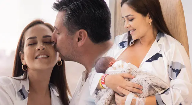 Marina Mora presentó a su primogénita.