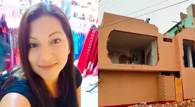 Mujer mandó a demoler la casa que construyó en terreno de su suegro.