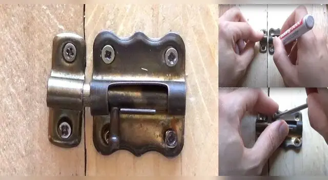 Aprende a poner un cerrojo de manera fácil. Aprende a poner un cerrojo de manera fácil.