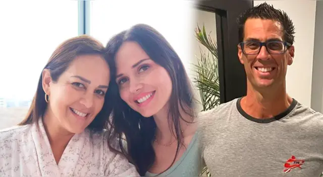 Maju Mantilla y Gustavo Salcedo fueron a conocer al bebé de Marina Mora.