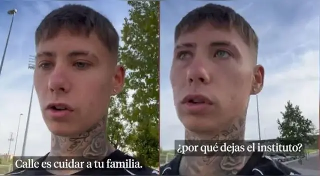Joven es aplaudido en redes al contar que tiene dos trabajos para sacar adelante a su familia.