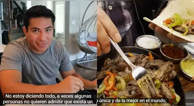 Joven mexicano dice que la comida peruana "está a la par" con la de su país y genera debate.