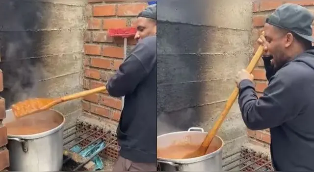 Jefferson Farfán deja en shock al cocinar una carapulcra en restaurante del 'Cuto' Guadalupe