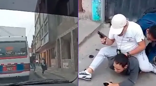 PNP logró capturar a ladrones en San Juan de Lurigancho.