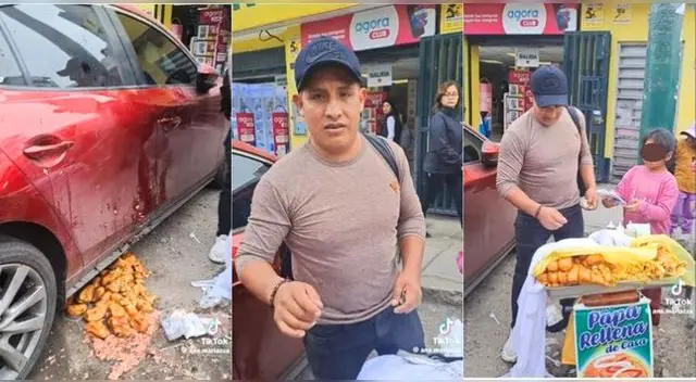 Serenos de Surquillo destruyen mercadería de humilde vendedor de comida y explotan de indignación Serenos de Surquillo destruyen mercadería de humilde vendedor de comida y explotan de indignación