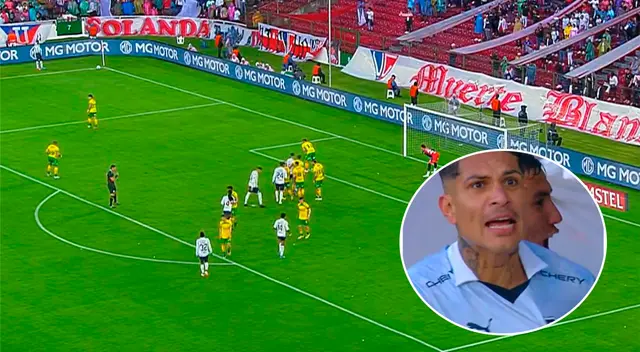 Paolo Guerrero anota el 1-0 en Copa Sudamericana