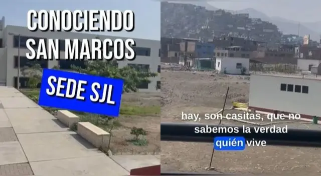 Estudiante de la UNMSM recorre la sede de San Juan de Lurigancho y sorprende: "Tiene baño"
