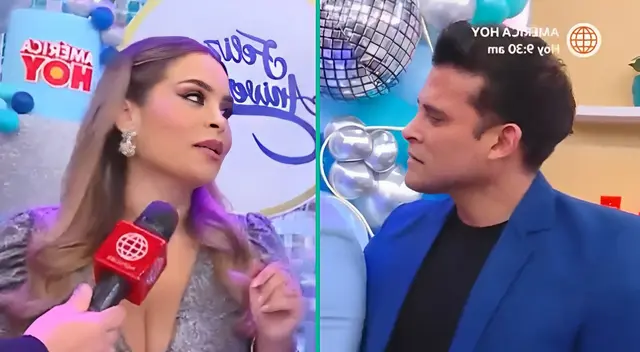 Ethel Pozo se fue con todo contra Christian Domínguez. Ethel Pozo se fue con todo contra Christian Domínguez.