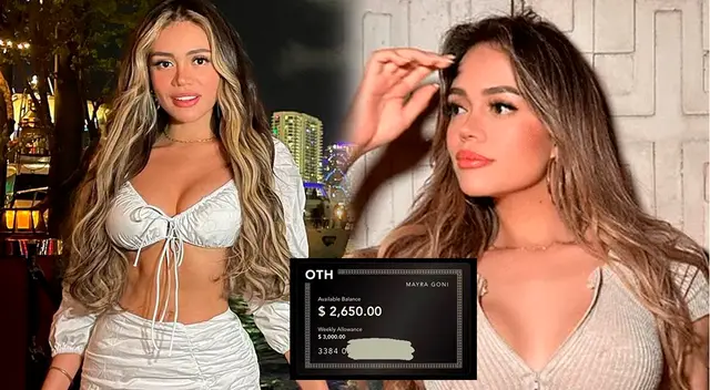 Mayra Goñi revela que recibe $3 mil dólares por solo ser influencer en Estados Unidos.