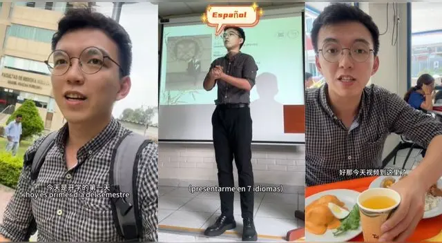 Profesor chino sorprende al hablar 7 idiomas en su primera clase universitaria: "Un ejemplo" Profesor chino sorprende al hablar 7 idiomas en su primera clase universitaria: "Un ejemplo"